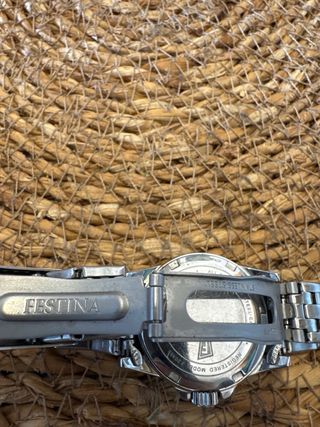 Reloj Festina Plata y Blanco