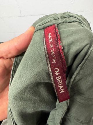 Pantaloni verdi in cotone