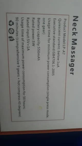 Mini portable neck massager - Cervical Massage