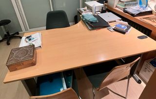 Mesa despacho y cajonera