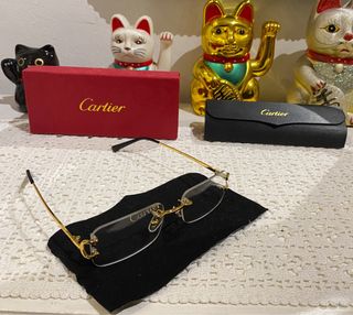 Gafas Cartier Doradas