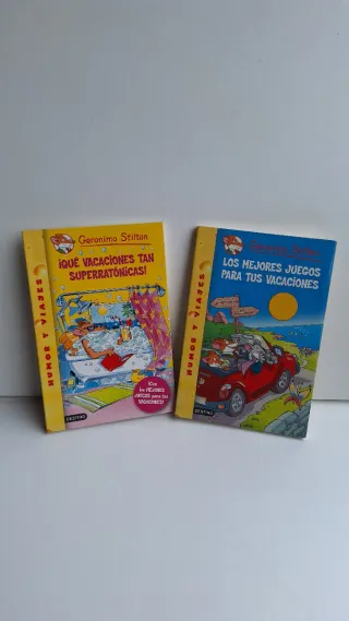 Lote 2 libros Gerónimo stilton números 24 y 26