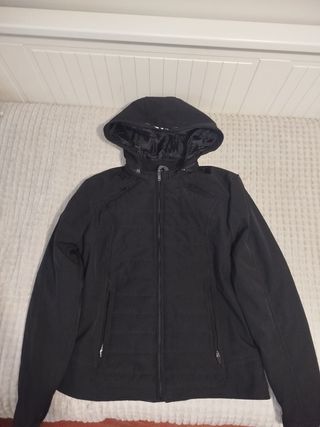 Chaqueta de moto negra mujer