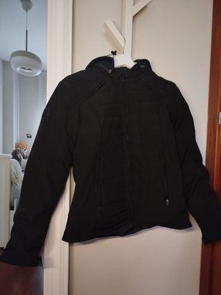 Chaqueta de moto negra mujer