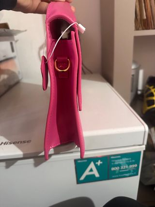 Borsa Jacquemus rosa in pelle