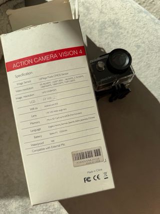 Dragon Touch Vision 4 4K Action Camera 16M Water