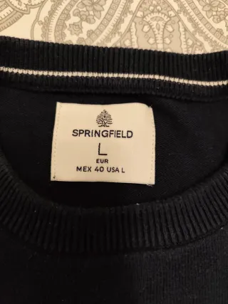 Jersey Springfield Negro Talla L