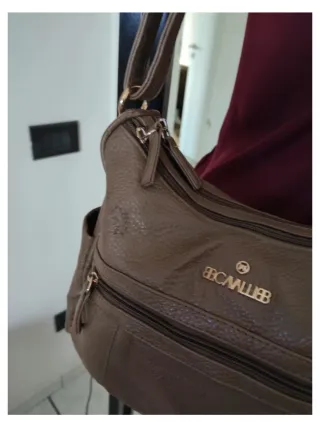 Borsa B.Cavalli Ecopelle Marrone