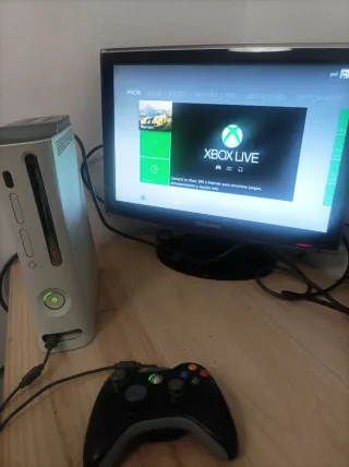 Xbox 360 Fat Blanca Completa