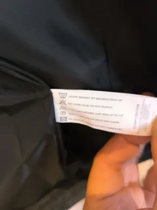 Cazadora campera acolchada negra