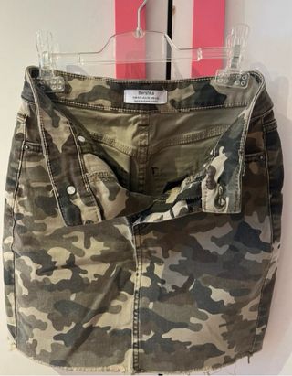 Minifalda vaquera camuflaje