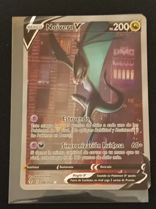 Carta Pokémon Noivern V EVS 196/201