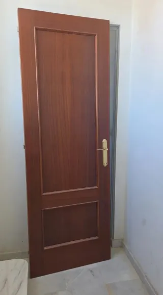 Puerta de madera interior
