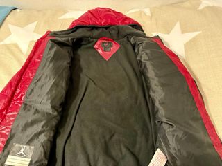 Chaqueta Jordan Plumas 13-15 años Roja-granate