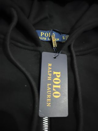Sudadera Polo Ralph Lauren Negra Cremallera