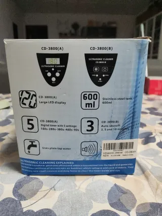 Limpiador Ultrasónico Digital  CD-3800(B)