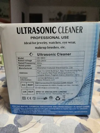 Limpiador Ultrasónico Digital  CD-3800(B)