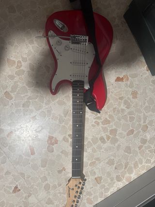Guitarra Eléctrica Roja