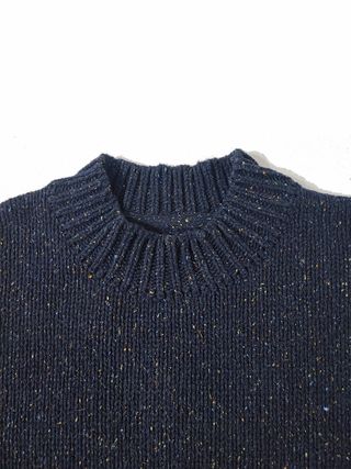 Twothirds/ Jersey oversize grueso marino M