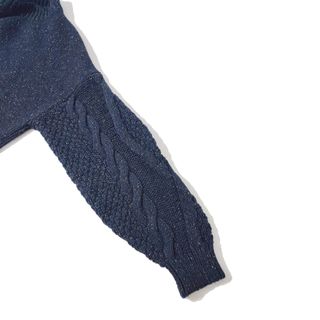 Twothirds/ Jersey oversize grueso marino M