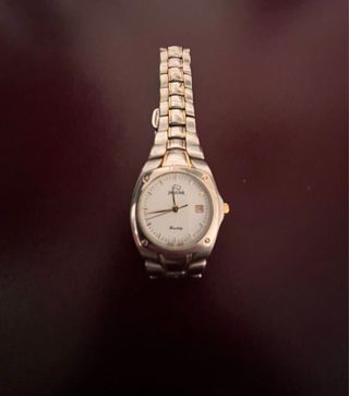 Reloj Jaguar Mujer Elegante Plata y Oro