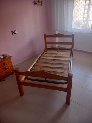 Somier de madera y metal