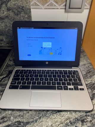 HP Chromebook Argento e Nero