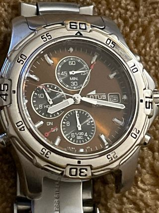 Lotus Cronógrafo Ref. 15384 Plata