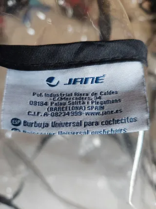 Telo antipioggia universale per passeggini e seggiolini Jané