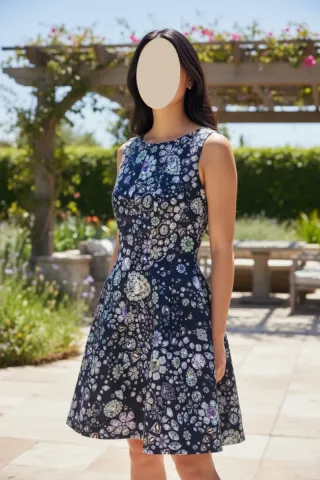 Vestito Zara a palloncino fantasia