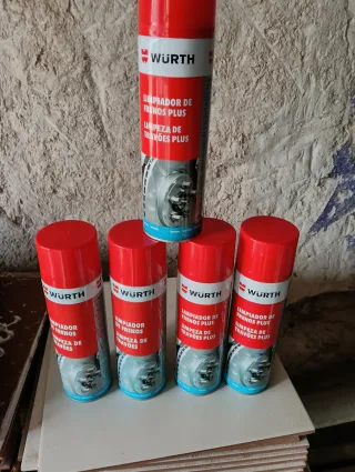 Bote Limpiador de Frenos Wurth cada 1 por 4 eur