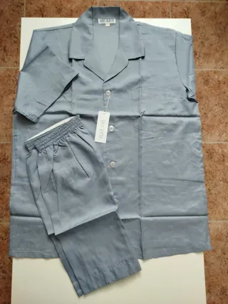 Pijama HOMBRE VERANO Talla L .Gris LA FORETTA.