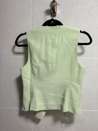 Chaleco Zara Verde mint Talla XS