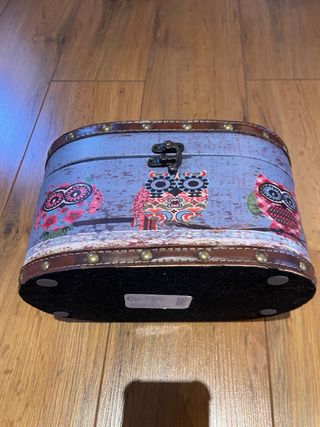 Caja decorativa vintage búhos