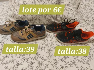 Lote Zapatillas Niños.