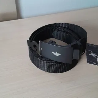 Cinturón Hombre Ajustable Negro