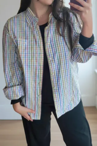 Camicia Balmain a quadri