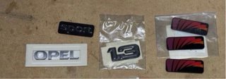 Lote Emblemas Opel Originales