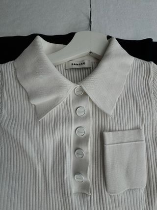 Vestido Sandro Blanco y Negro