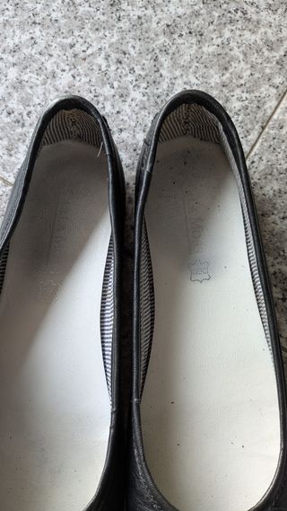 Manoletinas negras con lazo