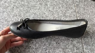 Manoletinas negras con lazo