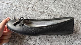 Manoletinas negras con lazo