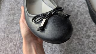 Manoletinas negras con lazo