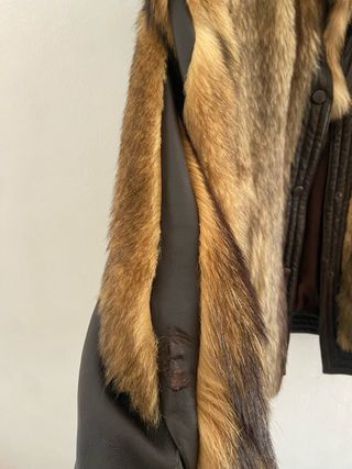 Chaqueta Zerimar Piel y pelo Talla L/XL