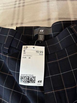 Pack 2 Pantalones Chinos Traje Cuadros