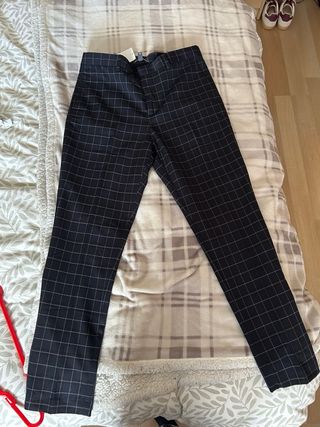 Pack 2 Pantalones Chinos Traje Cuadros