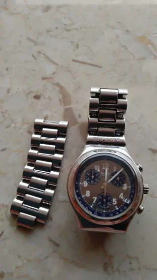 Swatch Irony Chrono Secret Agent YCS404