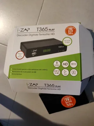 Decoder Digitale Terrestre HD i-ZAP T365 PLAY