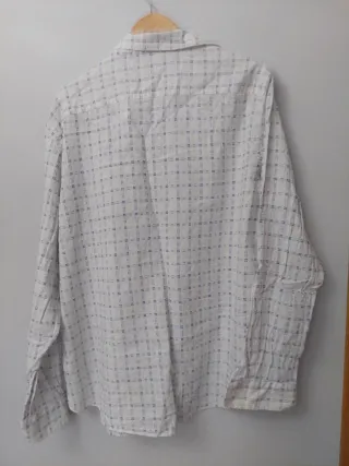 Camisa Cortefiel Lino Talla XL Hombre