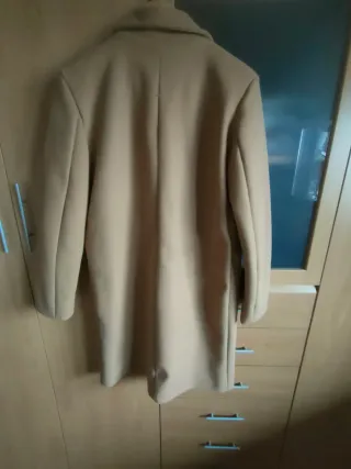 Abrigo de paño Camel